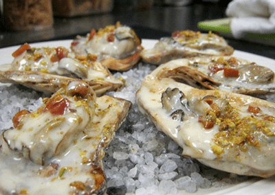 208 Talbot in Saint Micheals, Baked Oysters MD DiRoNA Awarded Restaurant