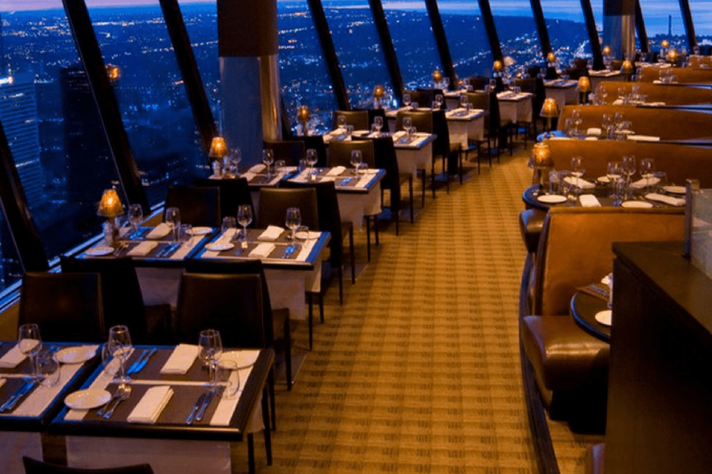 360 The Restaurant At The CN Tower In Toronto ON Dining Room DiRoNA Awarded Restaurant 1024x683 