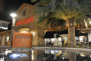 Alexander's Steakhouse in Cupertino, CA Entrance DiRoNA Awarded Restaurant