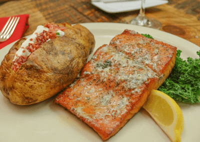 Angus Barn in Raleigh, NC Fish & Potato DiRoNA Awarded Restaurant