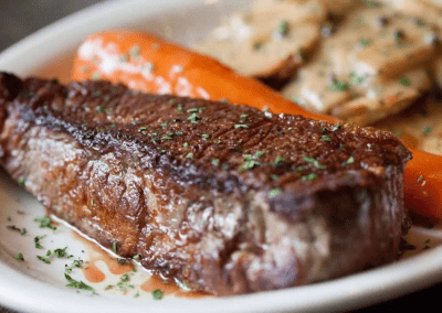 Bob's Steak & Chop House in Dallas, TX New York Strip Steak DiRoNA Awarded Restaurant