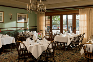 Dan'l Webster Inn & Spa in Sandwich, MA Heritage Room DiRoNA Awarded Restaurant