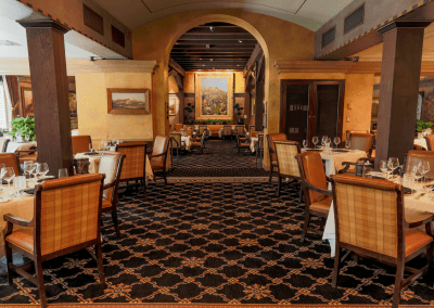 Duane's Prime Steaks & Seafood at Mission Inn in Riverside, CA Dining Room DiRoNA Awarded Restaurant