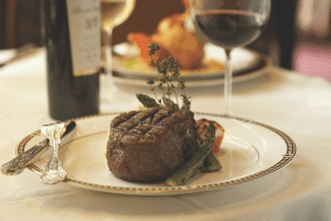 Duane's Prime Steaks & Seafood at Mission Inn in Riverside, CA Filet DiRoNA Awarded Restaurant