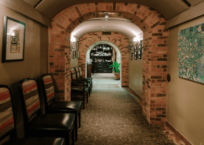 La Grotta Ristorante Italiano in Atlanta, GA Entrance DiRoNA Awarded Restaurant