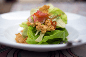 Brennan's in New Orlean's, LA Crispy Fried Oyster Salad DiRoNA Awarded Restaurant