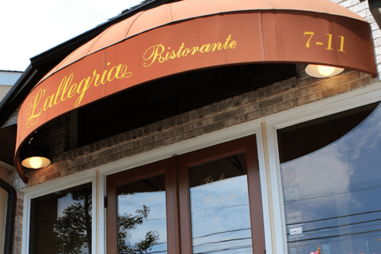 L'allegria Restaurant in Madison, NJ Entrance DiRoNA Awarded Restaurant