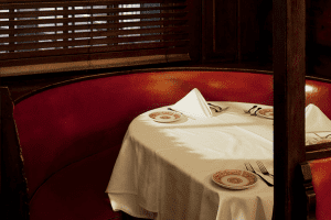The Musso & Frank Grill in Los Angeles, CA Booth DiRoNA Awarded Restaurant