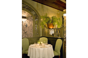 The Bernards Inn in Bernardsville, NJ, Dining Table DiRoNA Awarded Restaurant