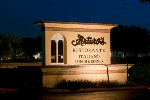 Arturo's Ristorante in Boca Raton, FL Entrance DiRoNA Awarded Restaurant