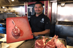 Coyote Cafe in Santa Fe, NM Tomahawk Steak DiRoNA Awarded Restaurant