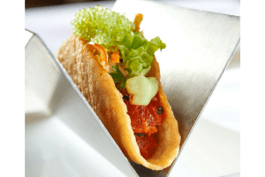 GW Fins in New Orleans, LA Firecracker Tuna Tacos DiRoNA Awarded Restaurant