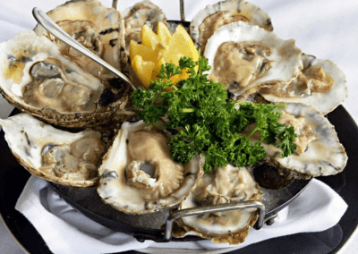 Jack's Oyster House in Albany, NY Oysters on the Half Shell DiRoNA Awarded Restaurant