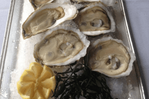 Jack's Oyster House in Albany, NY Tray of Oysters DiRoNA Awarded Restaurant