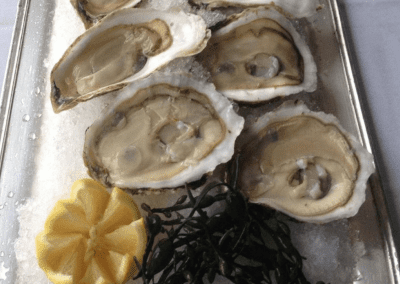 Jack's Oyster House in Albany, NY Tray of Oysters DiRoNA Awarded Restaurant