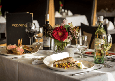 Sonoma Restaurant at Beechwood Hotel in Worcester, MA Lamb & Swordfish DiRoNA Awarded Restaurant