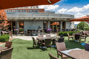 Sonoma Restaurant at Beechwood Hotel in Worcester, MA Patio Views DiRoNA Awarded Restaurant