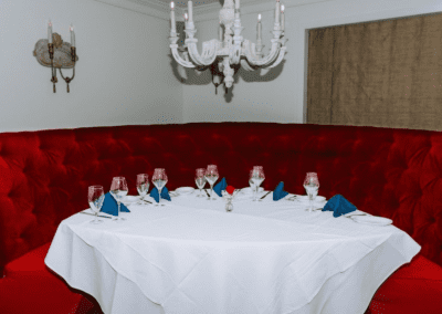 Rizzuto's Ristorante & Chop House in New Orleans, LA Booth Table DiRoNA Awarded Restaurant