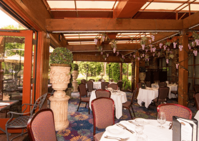 Big Rock Chophouse in Birmingham, MI Terrace Dining DiRoNA Awarded Restaurant