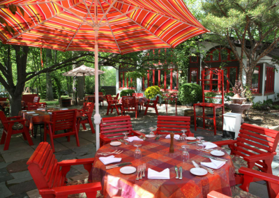 L'Auberge Chez Francois in Great Falls, VA Patio DiRoNA Awarded Restaurant