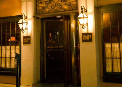 Mr. B's Bistro in New Orleans, LA Entrance DiRoNA Awarded Restaurant