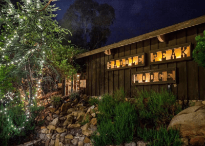 Saddle Peak Lodge in Calabasas, CA Entrance DiRoNA Awarded Restaurant