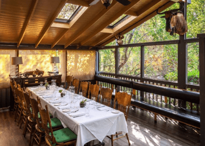 Saddle Peak Lodge in Calabasas, CA Private Dining DiRoNA Awarded Restaurant