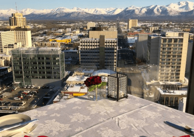 Crow's Nest at The Captain Hook Hotel in Anchorage, AK Dining Views DiRoNA Awarded Restaurant