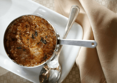 Chez Philippe in Memphis, TN French Onion Soup DiRoNA Awarded Restaurant