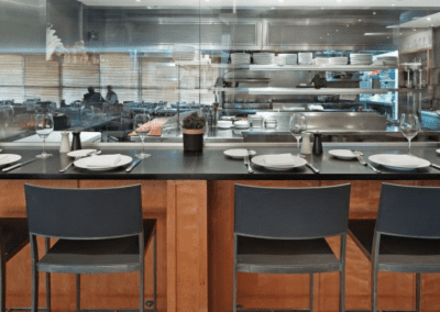 Rebecca's in Greenwich, CT Kitchen Views DiRoNA Awarded Restaurant