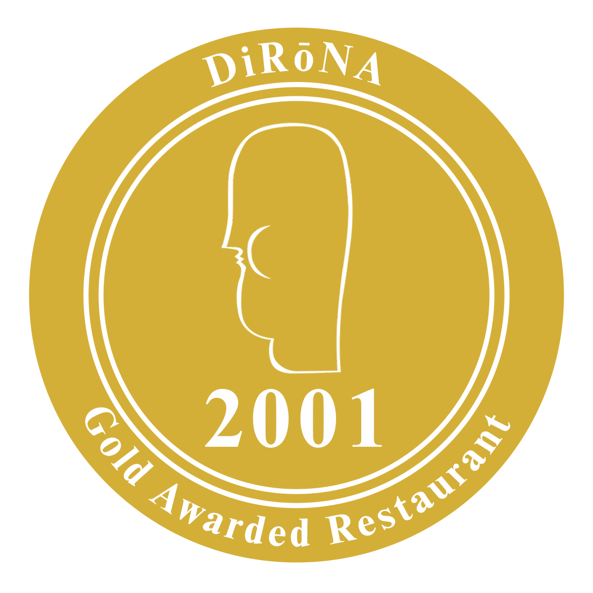 DiRoNA Since Badge-gold-2001
