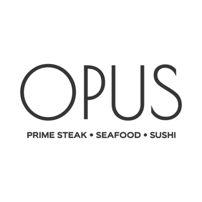 DiRoNA Awarded Restaurant Distinguished Restaurants of North America Opus Steakhouse logo DiRoNA Awarded Restaurant Distinguished Restaurants of North America Opus Steakhouse logo