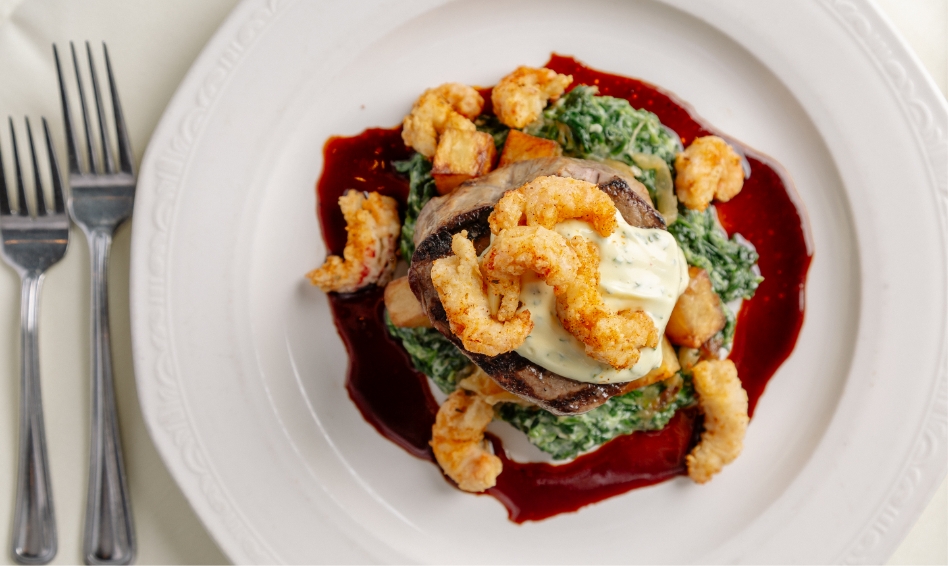 DiRoNA Awarded Restaurant Distinguished Restaurants of North America - Christopher's World Grille - Food